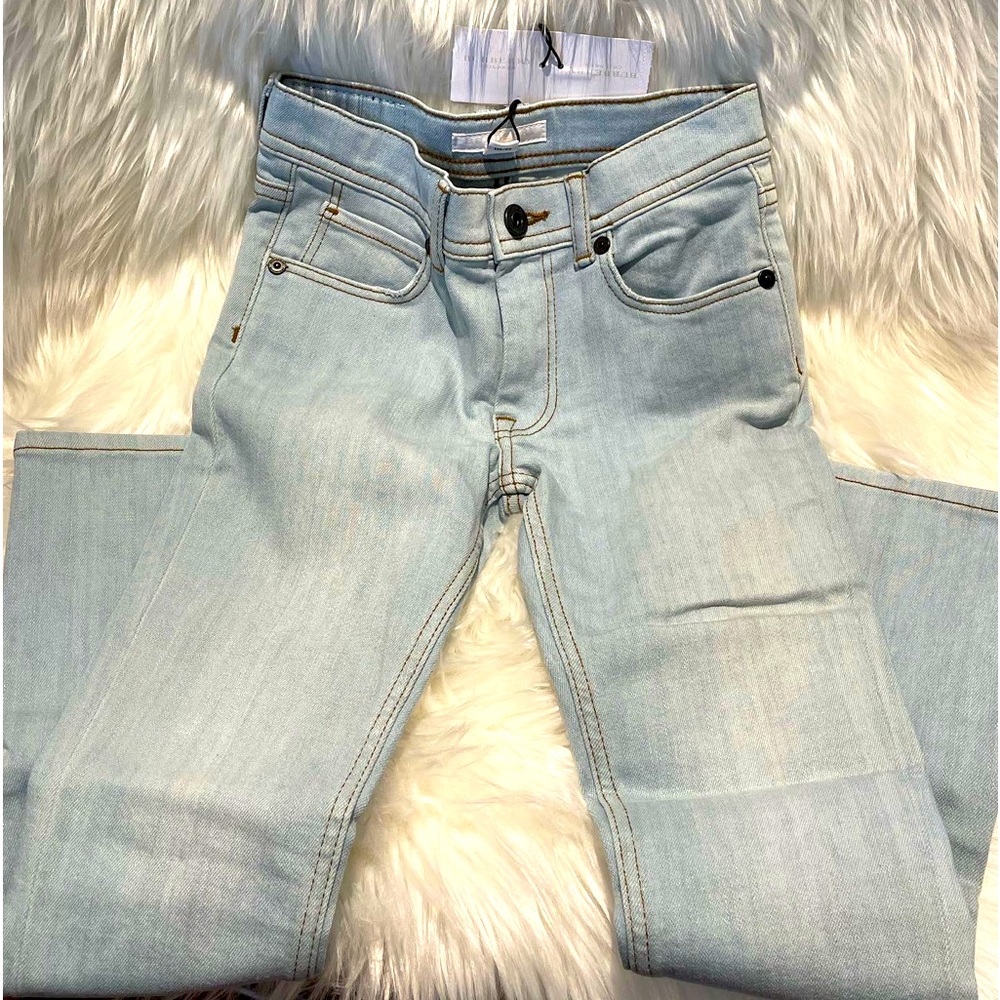 Burberry kids NEW skinny light blue jeans SIZE 8y